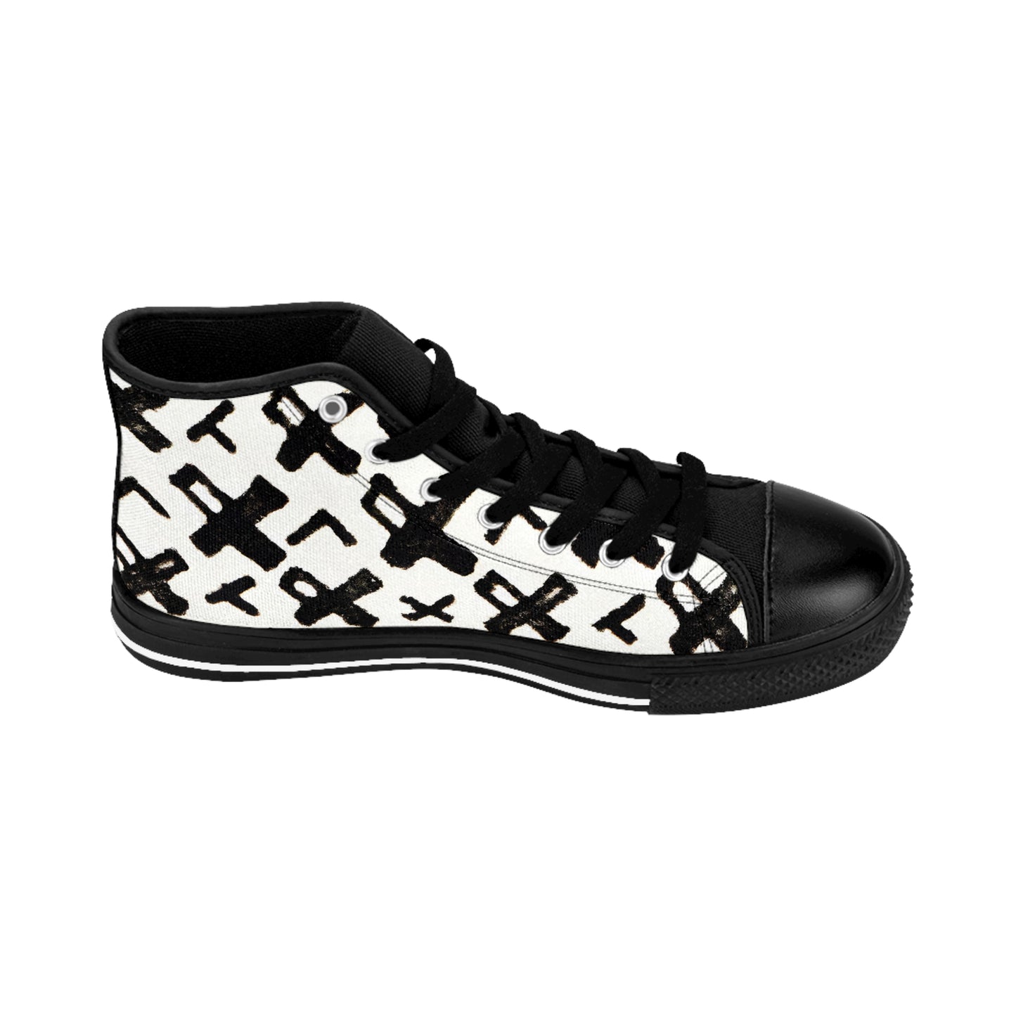 Cion Ethelbert - Women's Classic HIgh-Top Sneakers