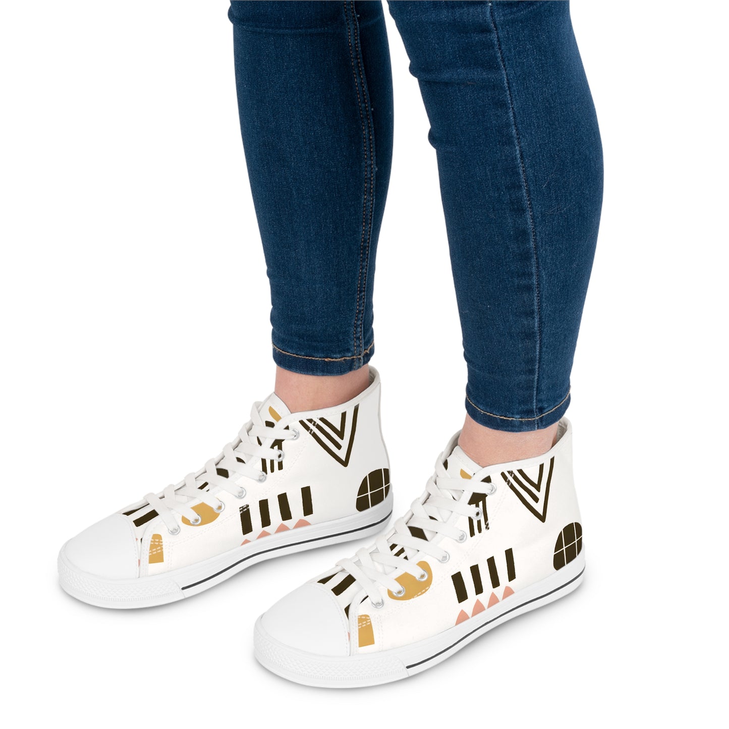 Gestura Reneé - Women's High-Top Sneakers