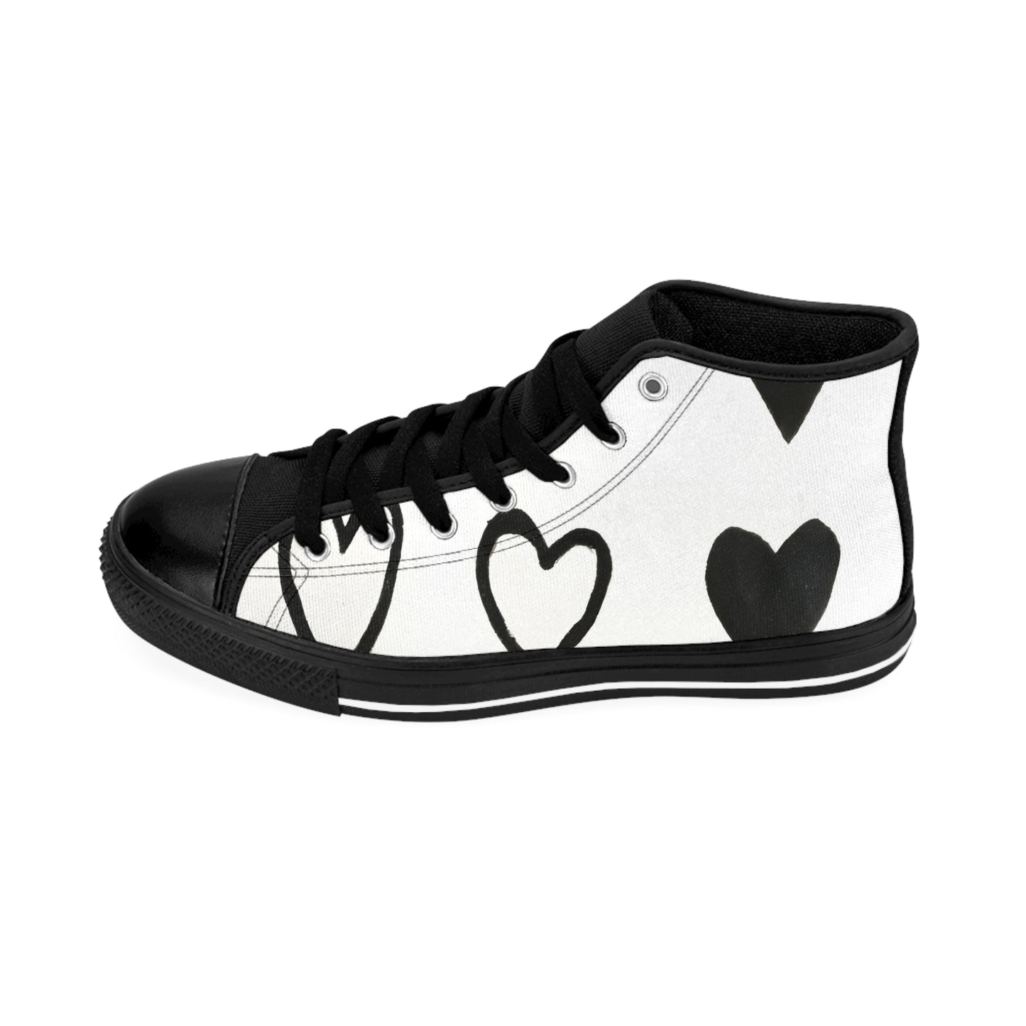 Cion Irene - Women's Classic HIgh-Top Sneakers