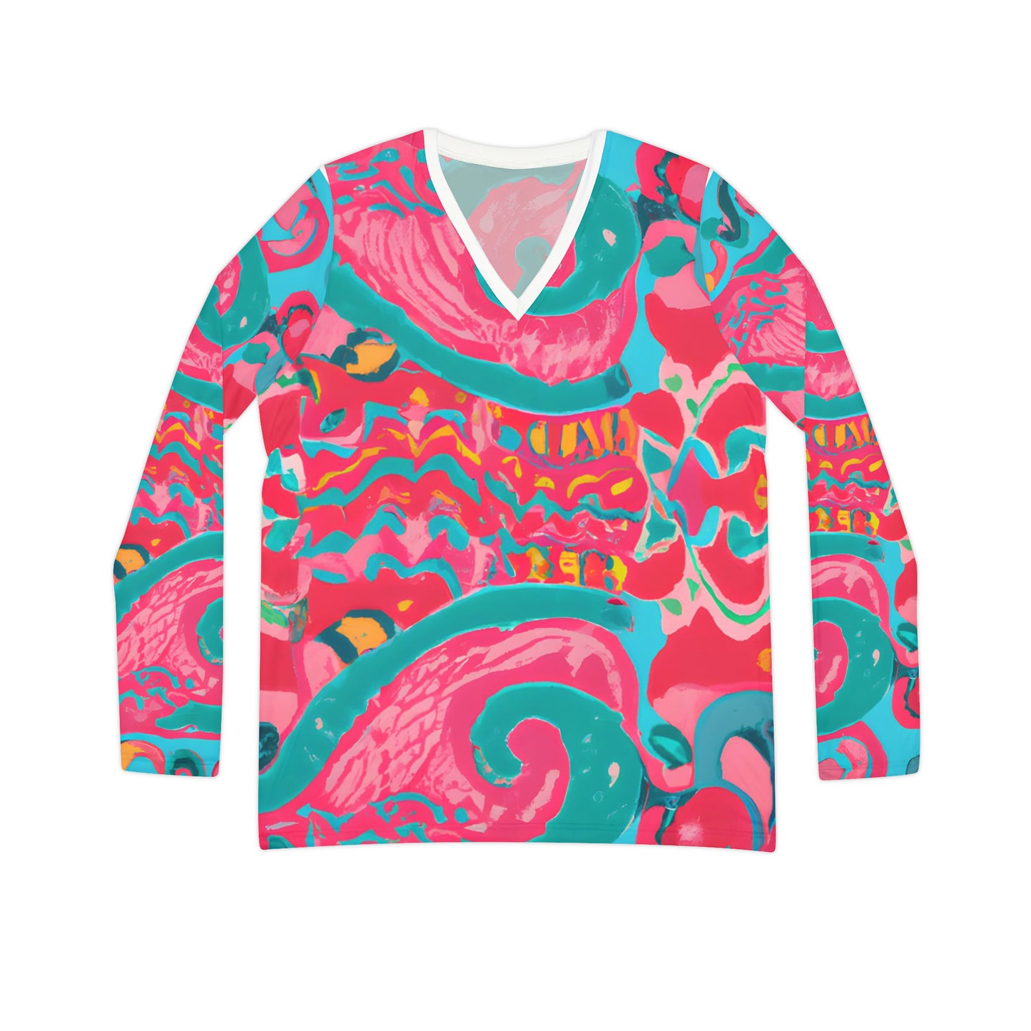 Gestura Fredericka - Women's Long-Sleeve V-neck Shirt