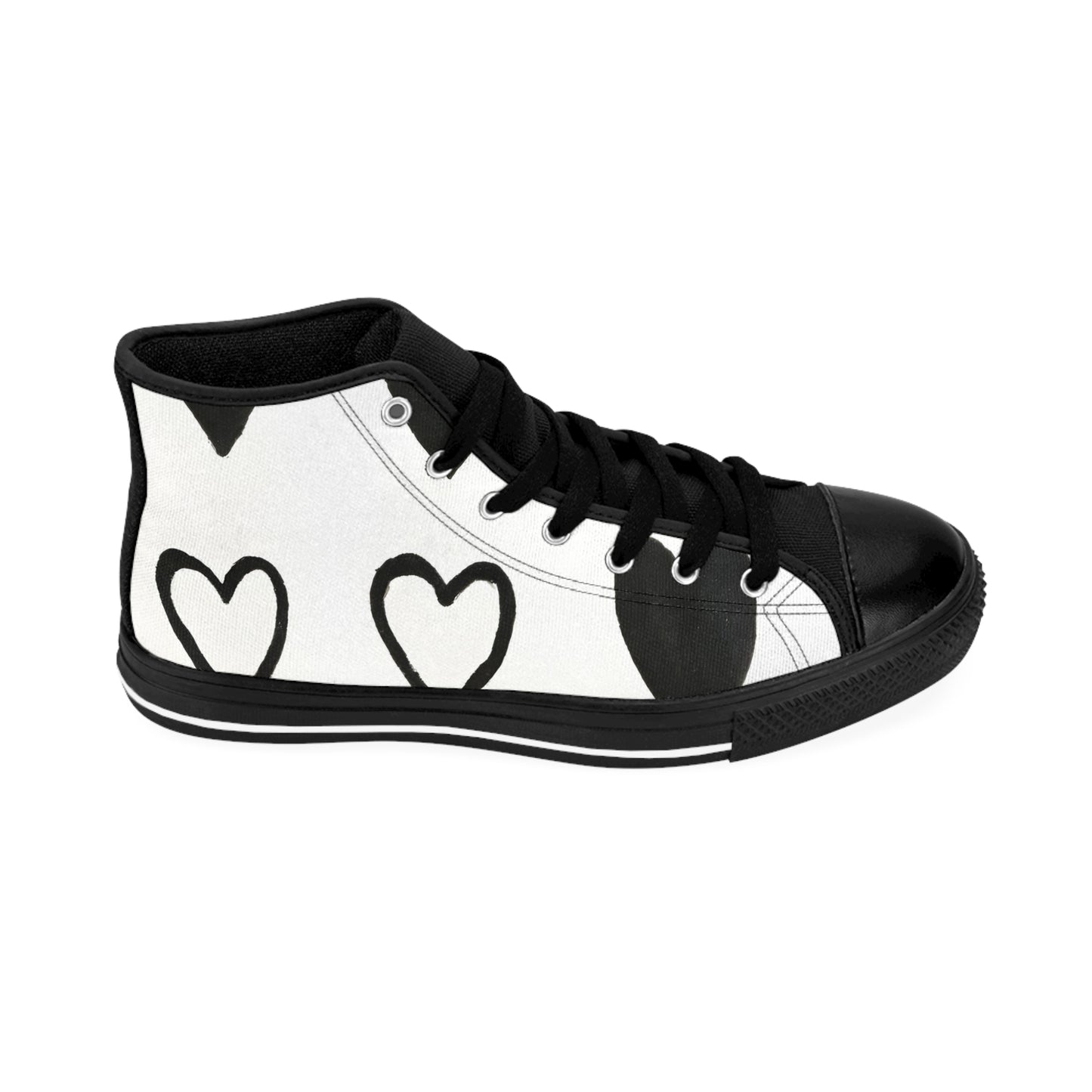 Cion Irene - Women's Classic HIgh-Top Sneakers