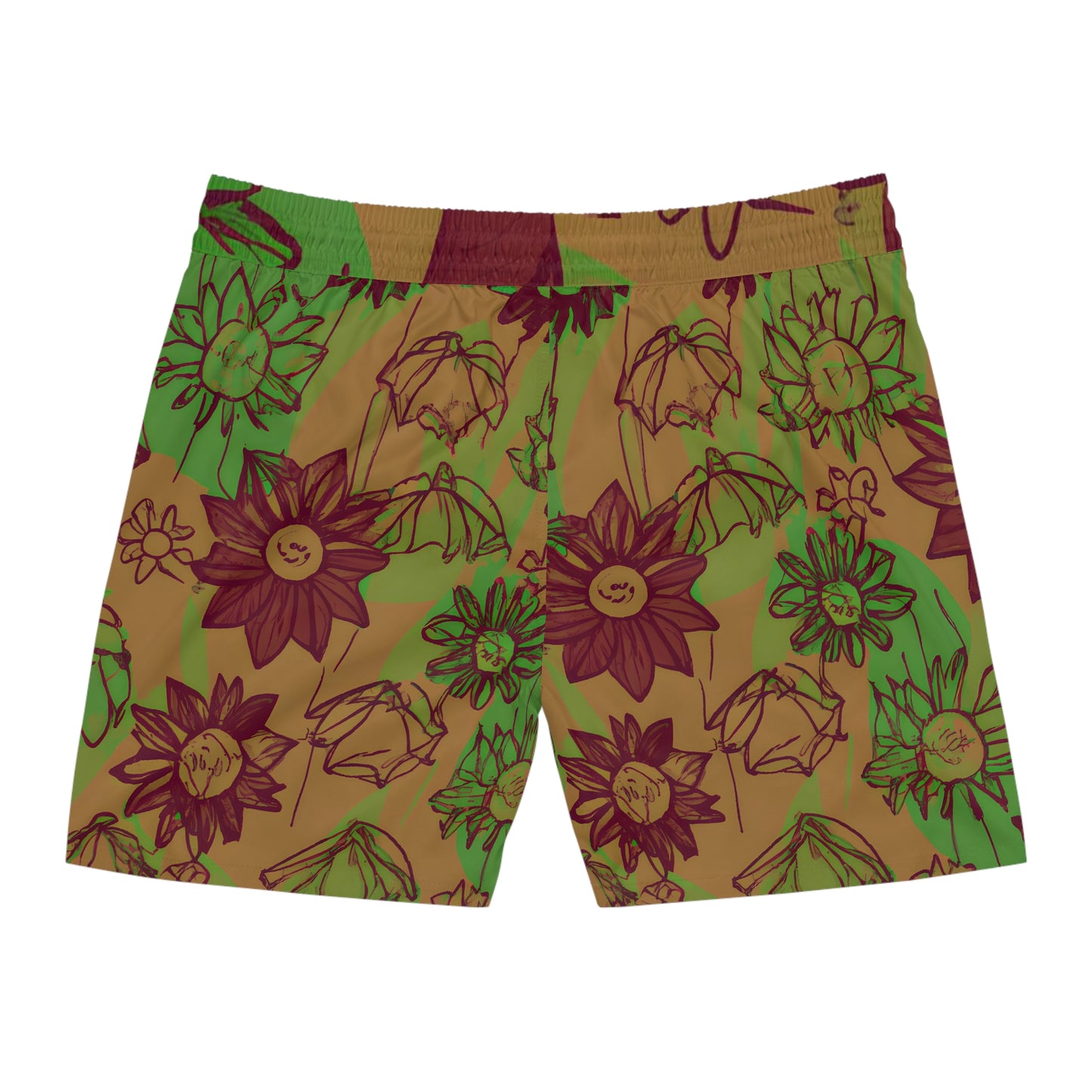 Planda Larry - Men's Mid-Length Swim Shorts