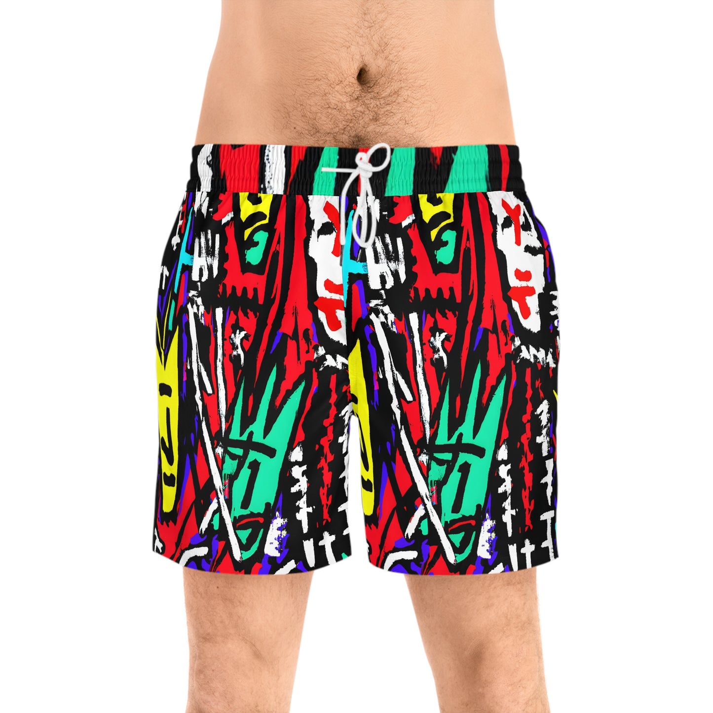 Munie June - Men's Mid-Length Swim Shorts