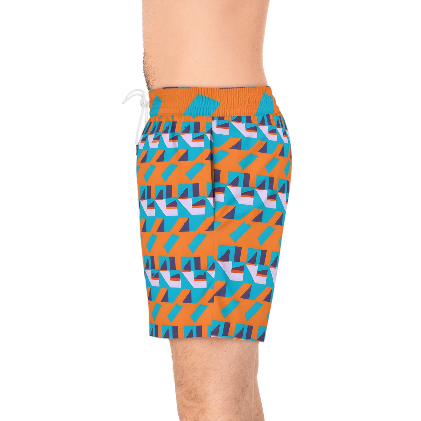 Metriqué Nellie - Men's Mid-Length Swim Shorts