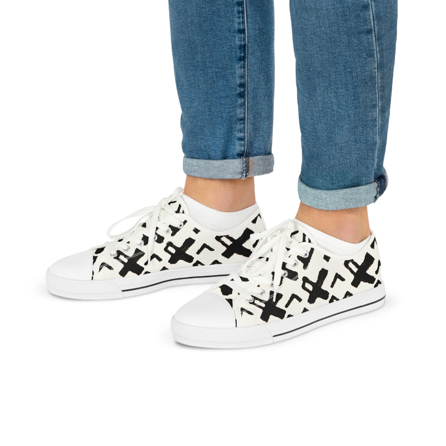 Cion Ethelbert - Men's Low-Top Sneakers