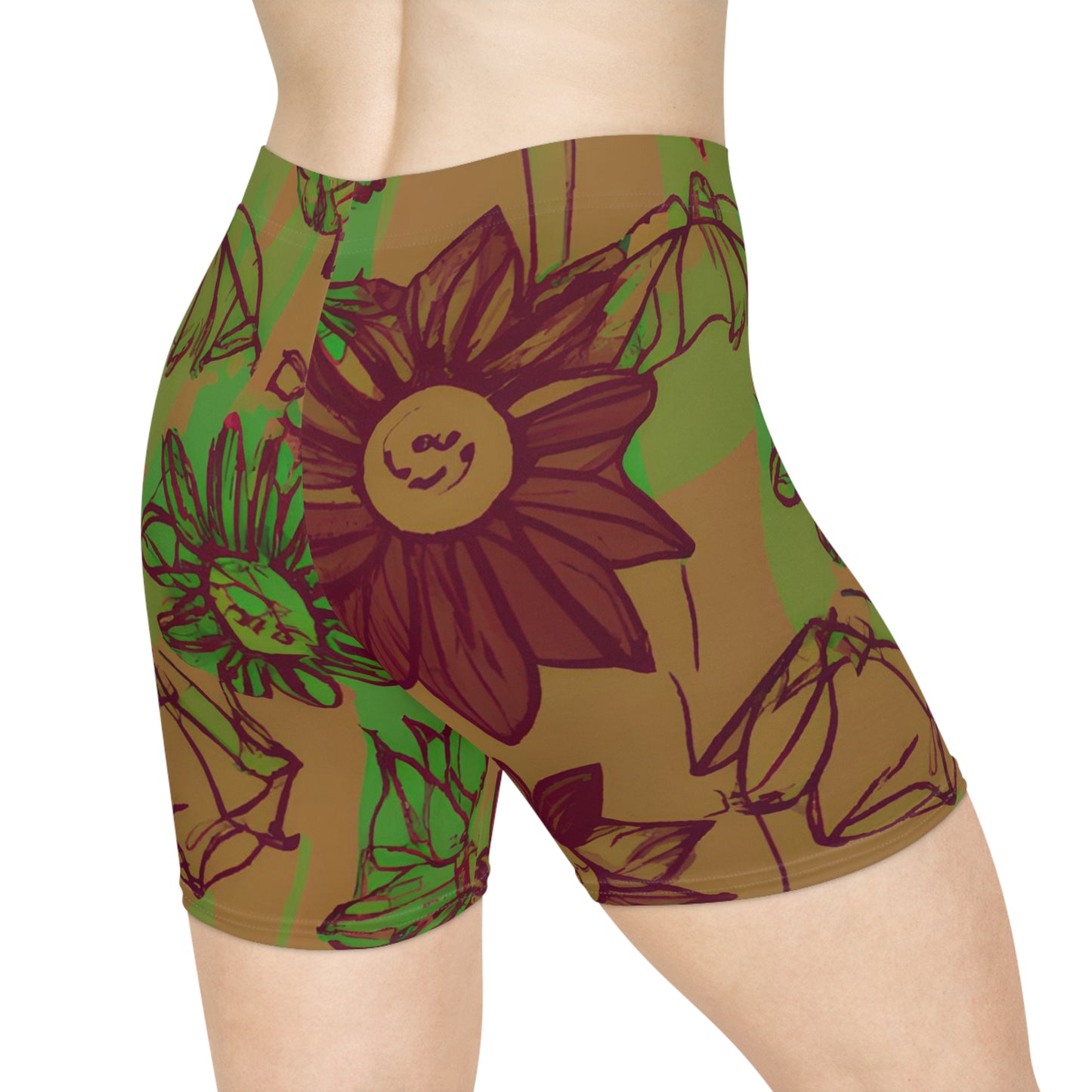 Planda Larry - Women's Biker Shorts