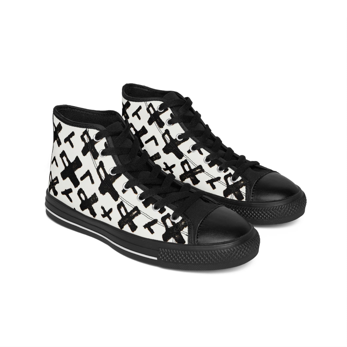 Cion Ethelbert - Women's Classic HIgh-Top Sneakers