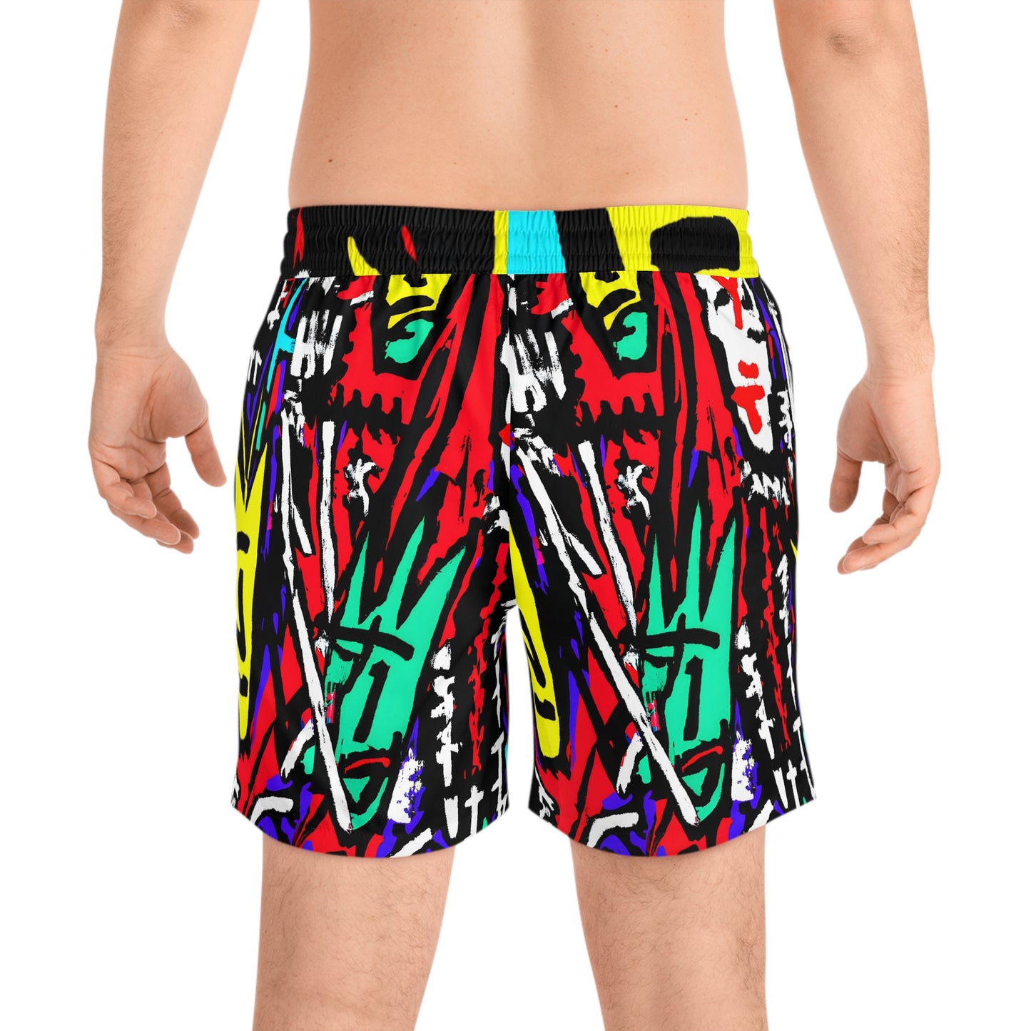 Munie June - Men's Mid-Length Swim Shorts