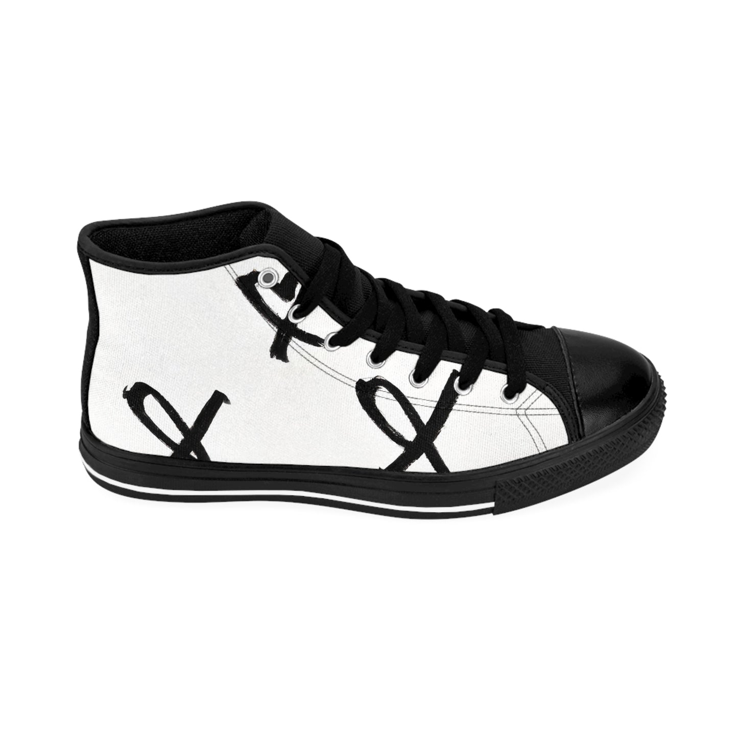 Cion Evelyn - Women's Classic HIgh-Top Sneakers