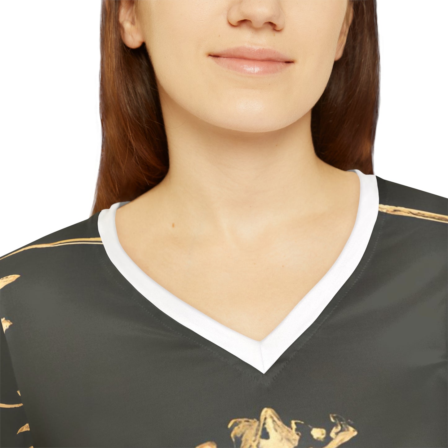 Iristo Shirley - Women's Long-Sleeve V-neck Shirt