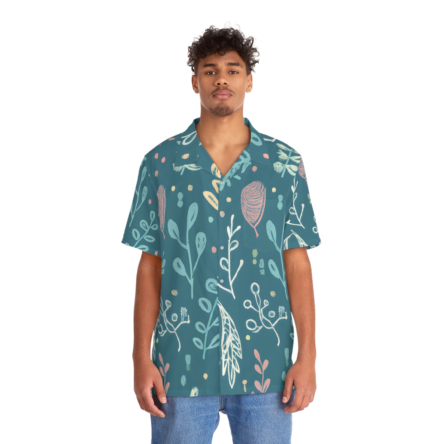 Planda Elsie - Men's Button-Down Short-Sleeve