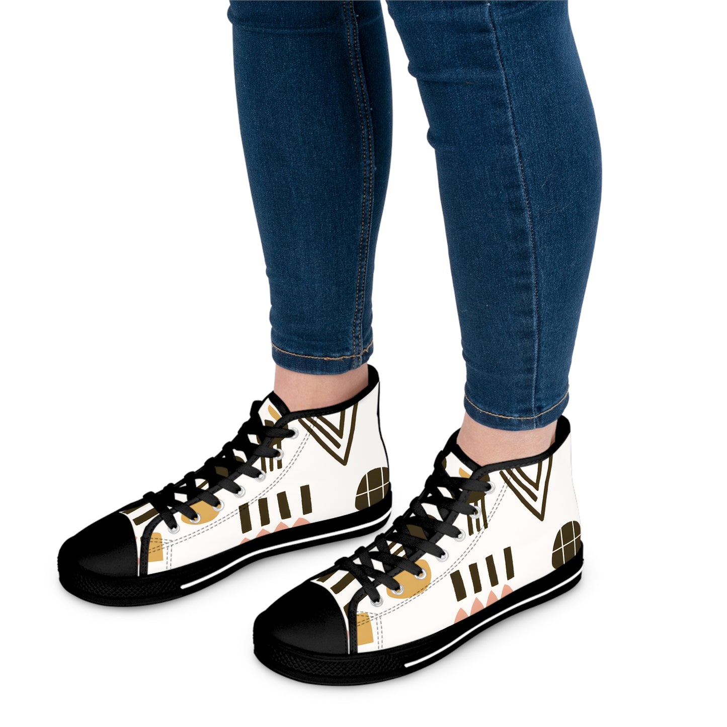 Gestura Reneé - Women's High-Top Sneakers