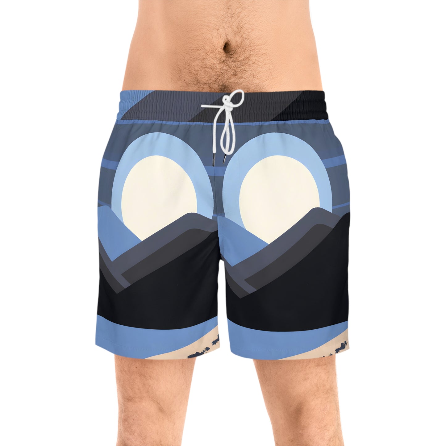 Gestura Ruby - Men's Mid-Length Swim Shorts