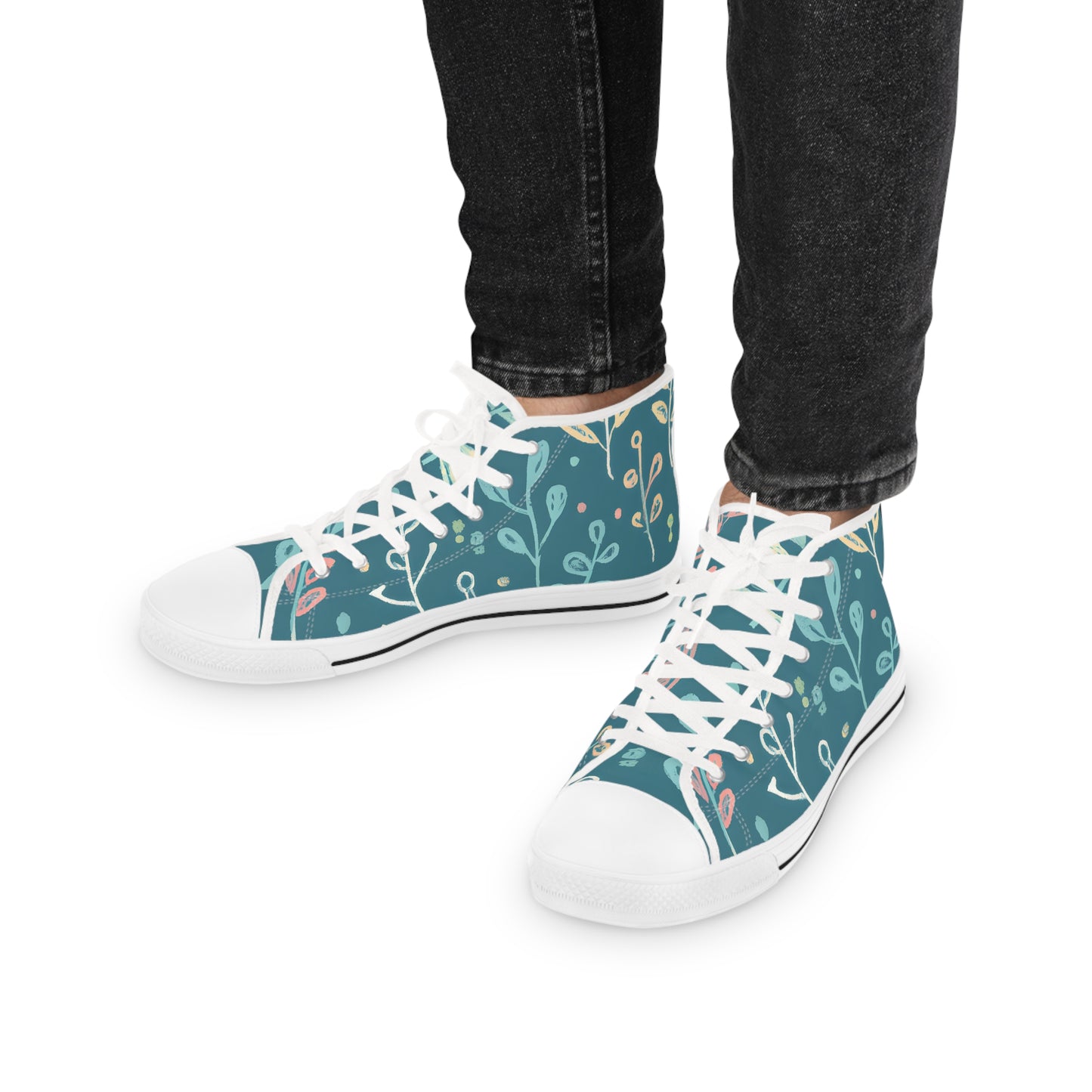 Planda Elsie - Men's High-Top Sneakers