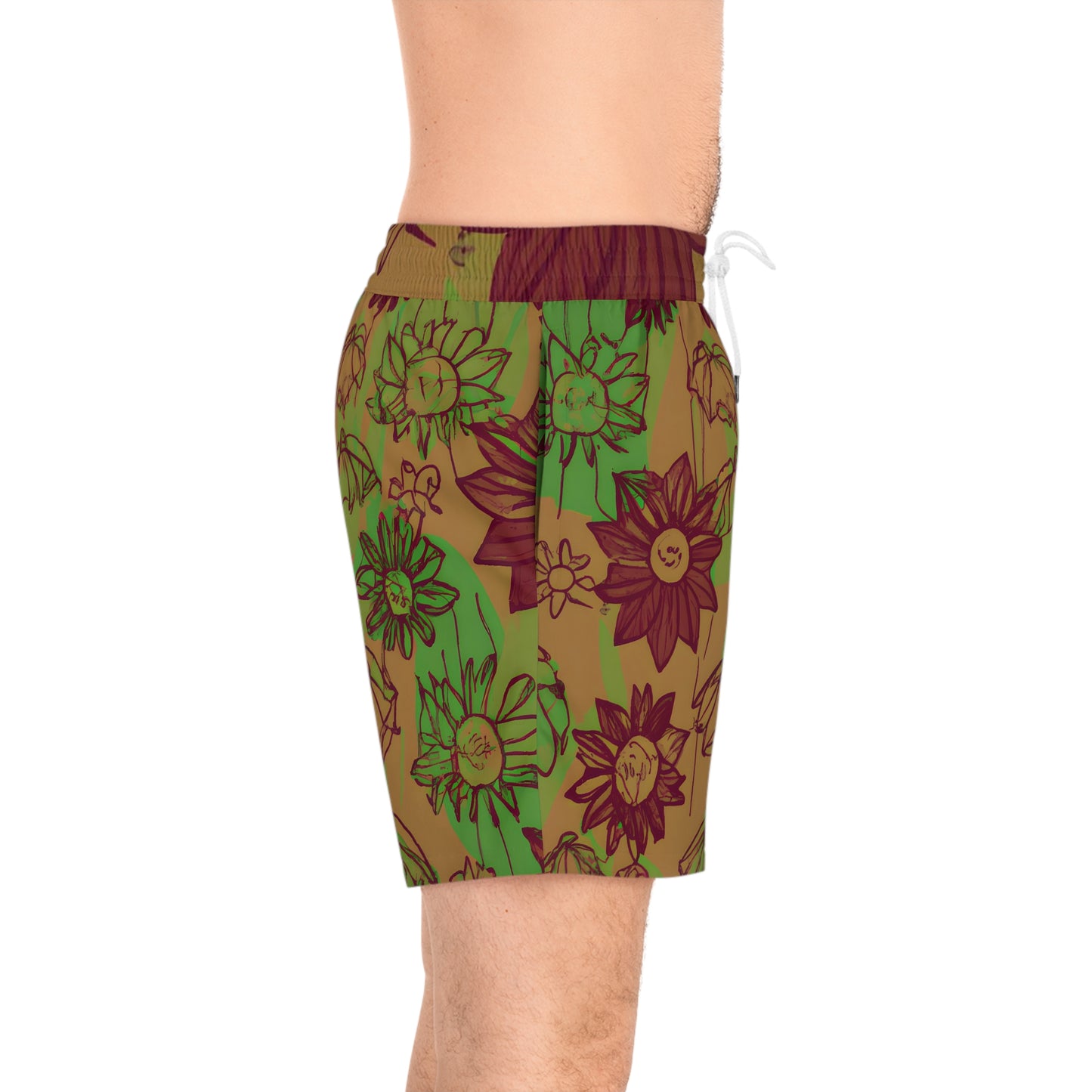 Planda Larry - Men's Mid-Length Swim Shorts