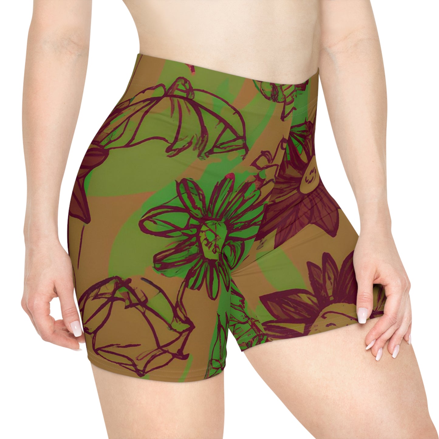 Planda Larry - Women's Biker Shorts