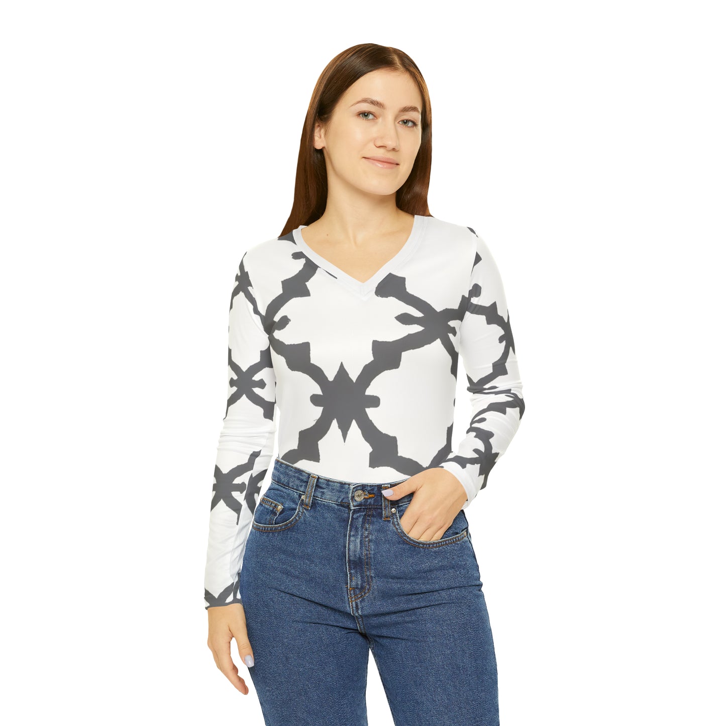 Iristo Winona - Women's Long-Sleeve V-neck Shirt