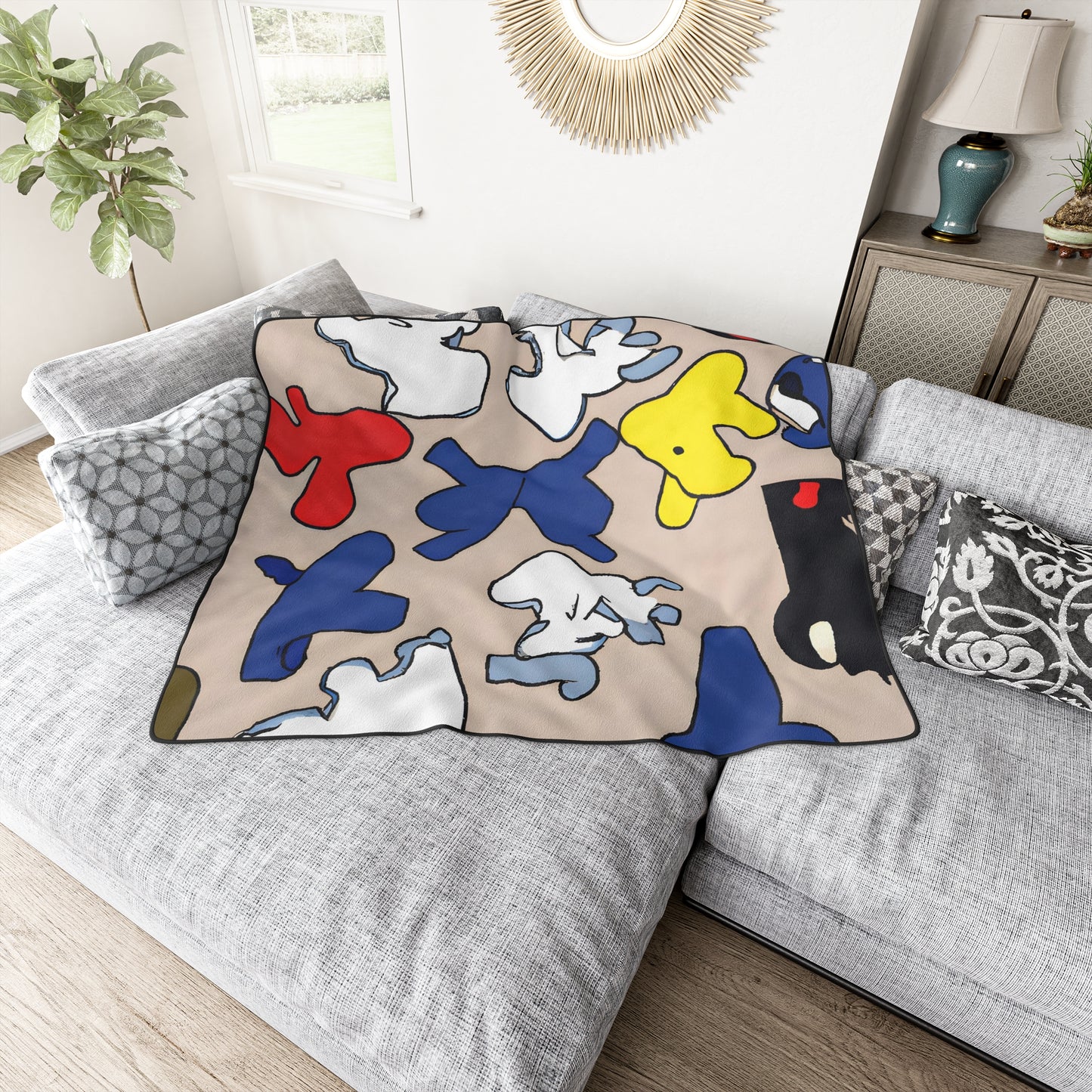 Munie Roscoe - Ultra-Soft Fleece Blanket