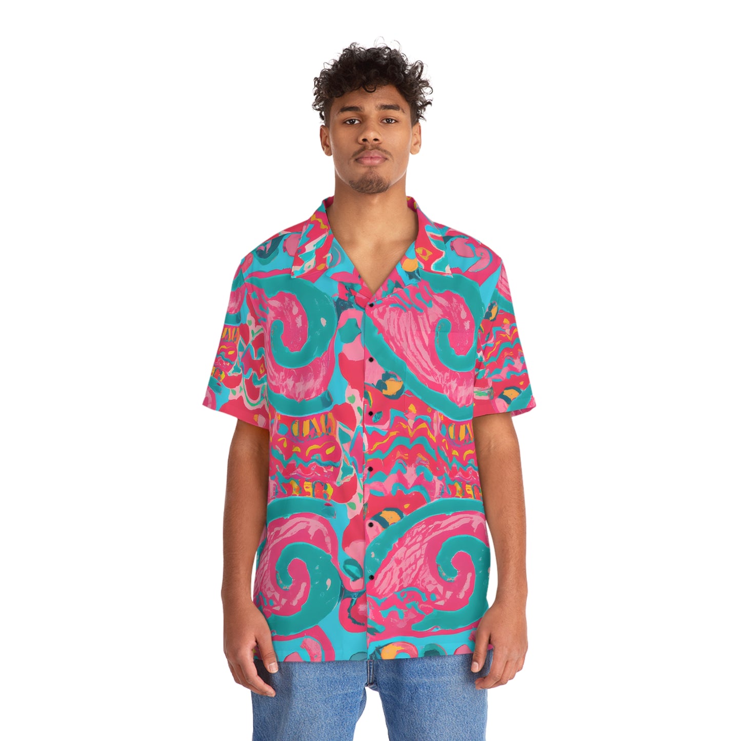Gestura Fredericka - Men's Button-Down Short-Sleeve