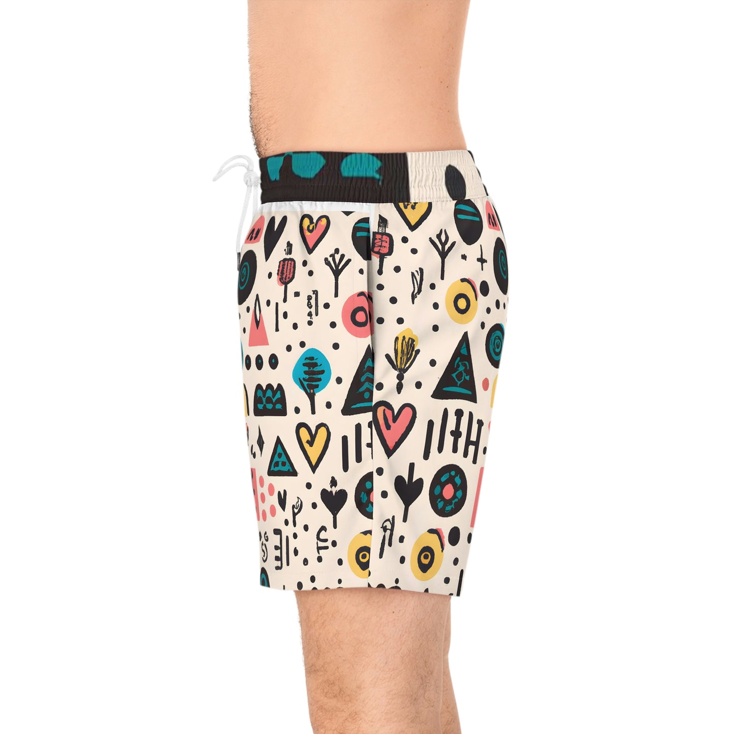 Gestura Gertrude - Men's Mid-Length Swim Shorts