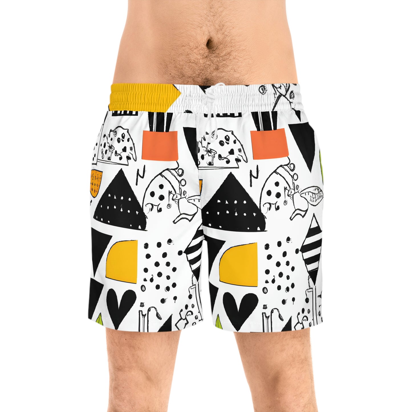 Gestura Katan - Men's Mid-Length Swim Shorts