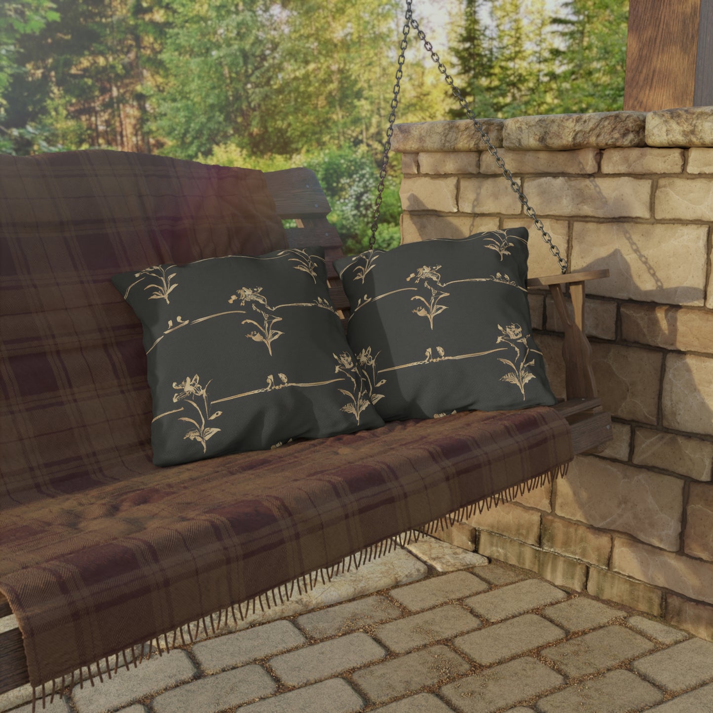 Iristo Shirley - Outdoor Art Pillow