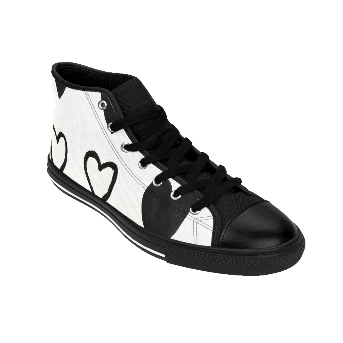 Cion Irene - Women's Classic HIgh-Top Sneakers