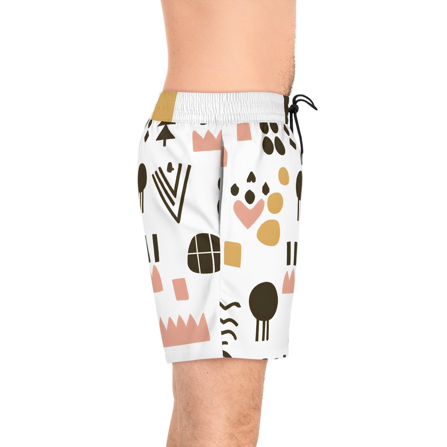 Gestura Reneé - Men's Mid-Length Swim Shorts