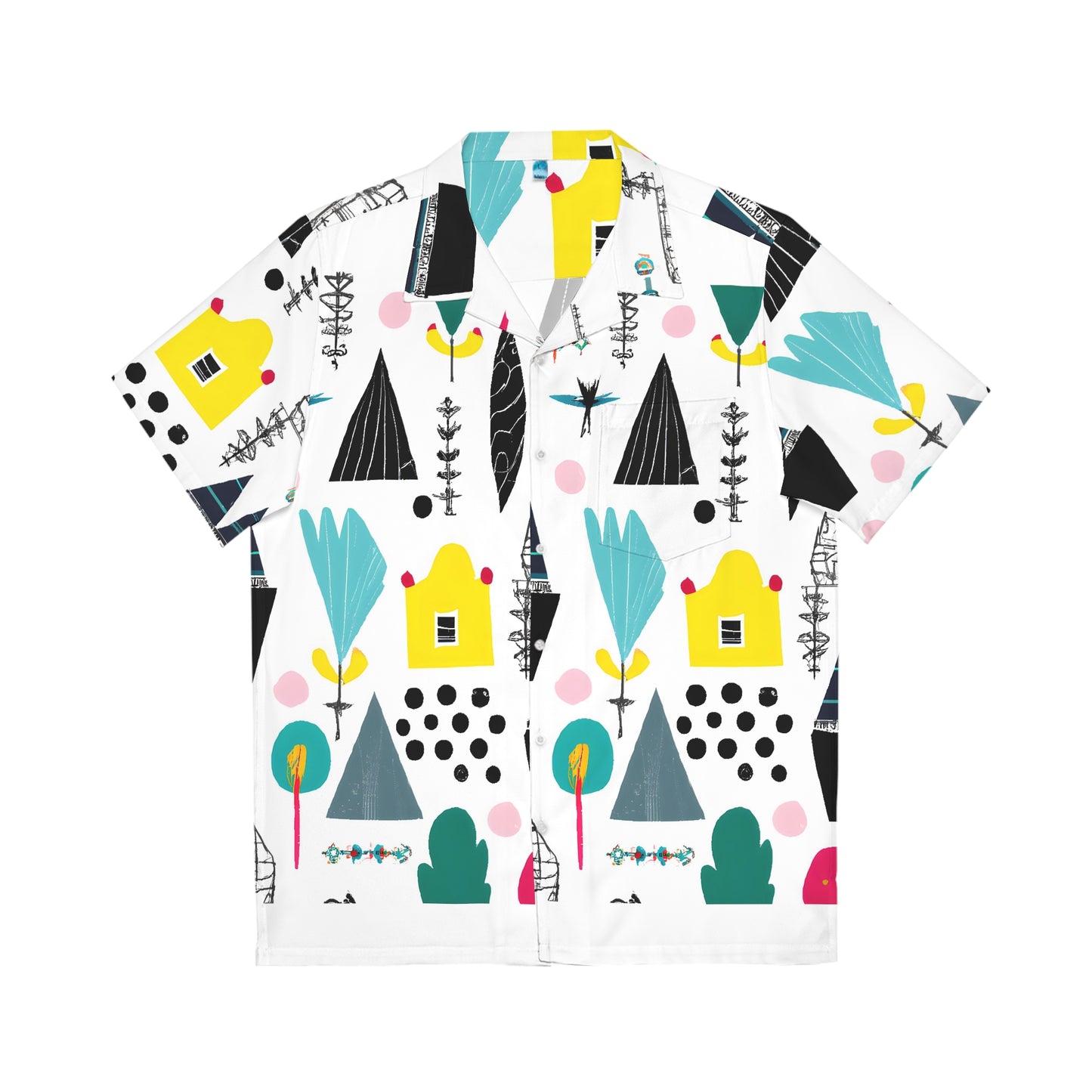 Gestura Loretta - Men's Button-Down Short-Sleeve