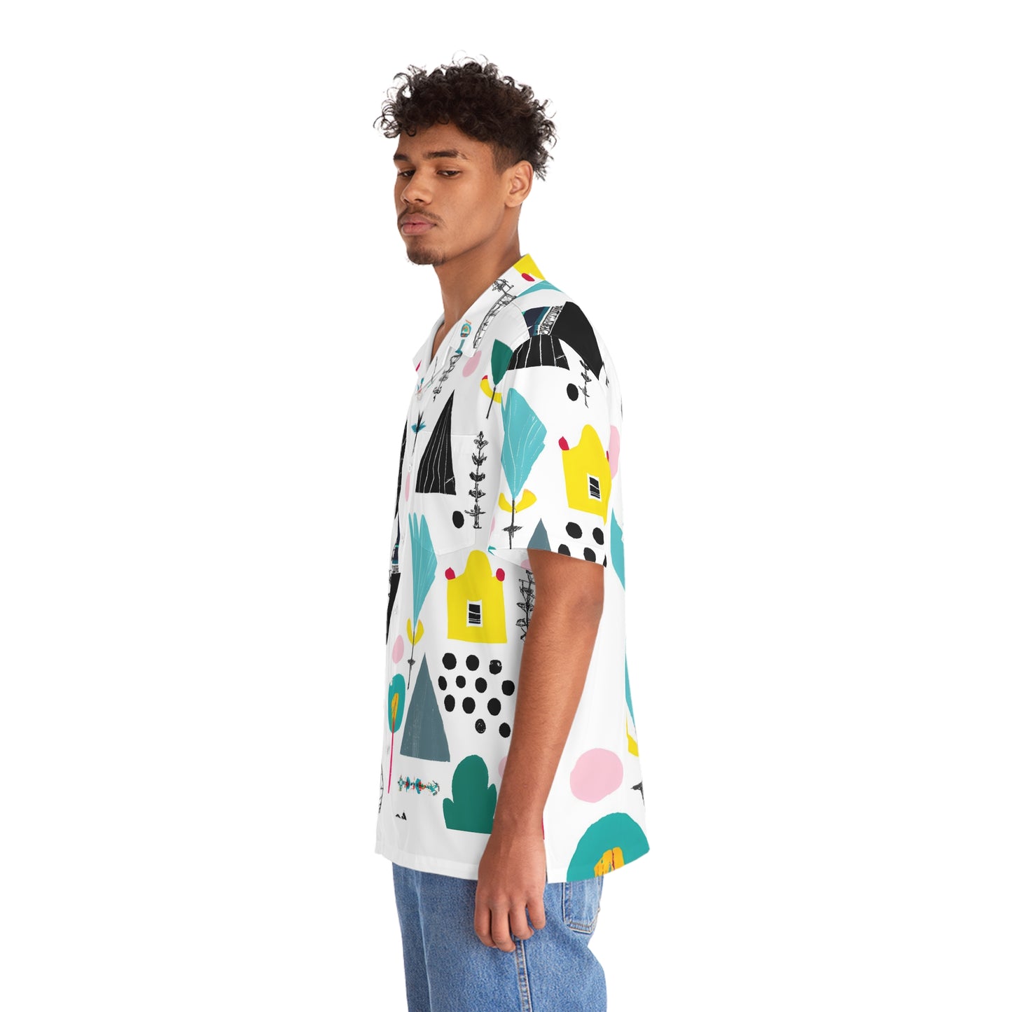 Gestura Loretta - Men's Button-Down Short-Sleeve