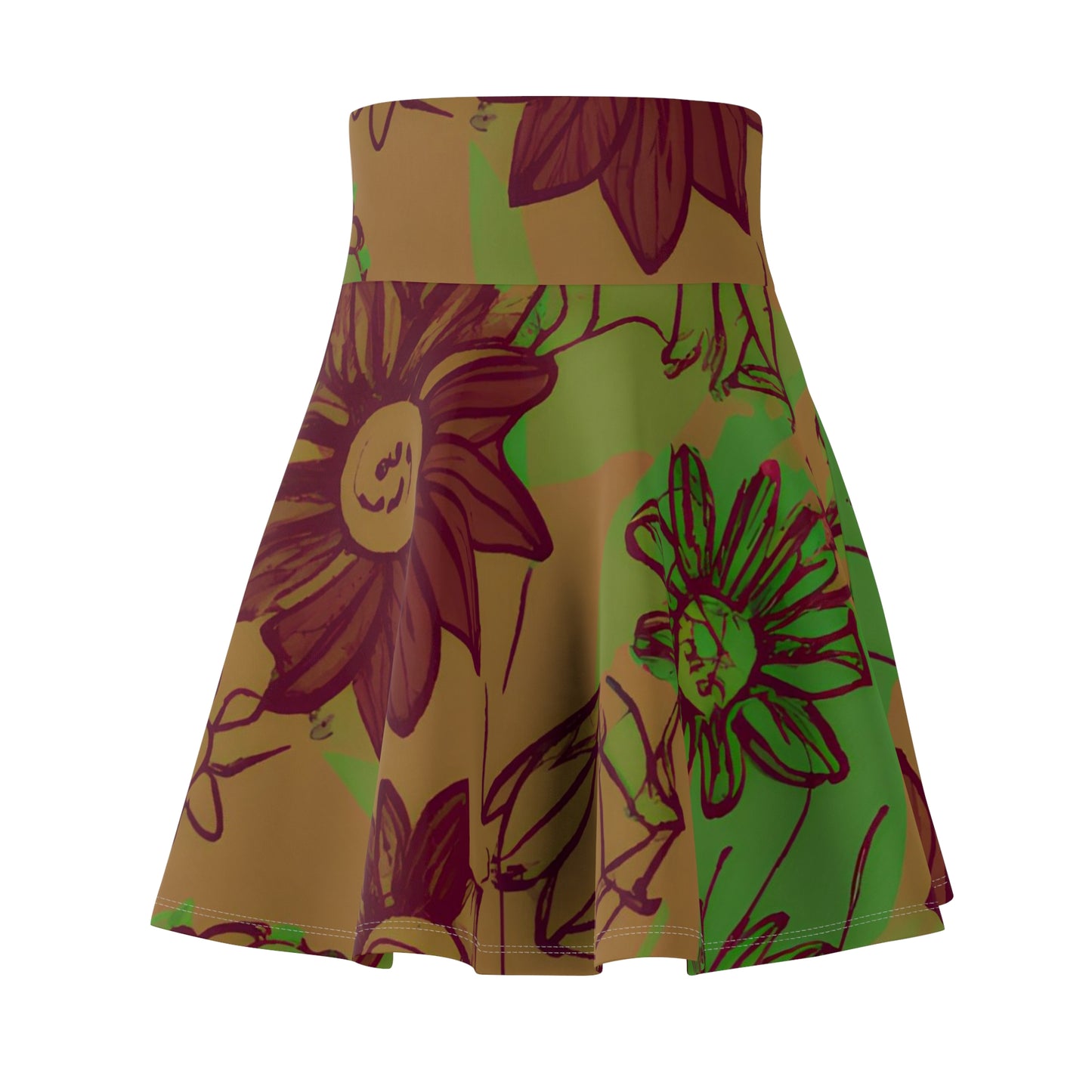 Planda Larry - Women's Skater Skirt