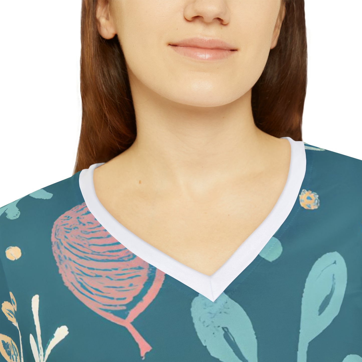 Planda Elsie - Women's Long-Sleeve V-neck Shirt