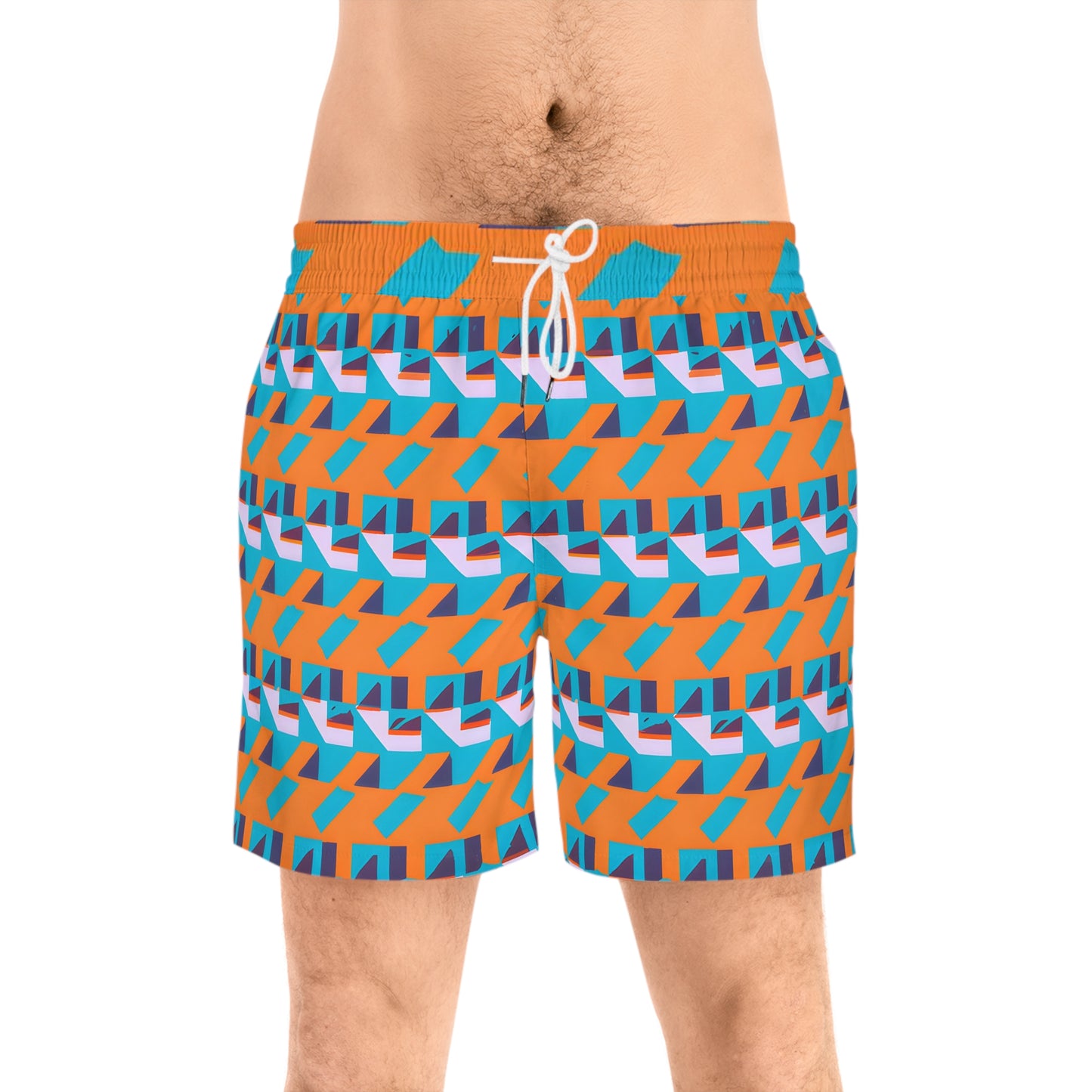 Metriqué Nellie - Men's Mid-Length Swim Shorts