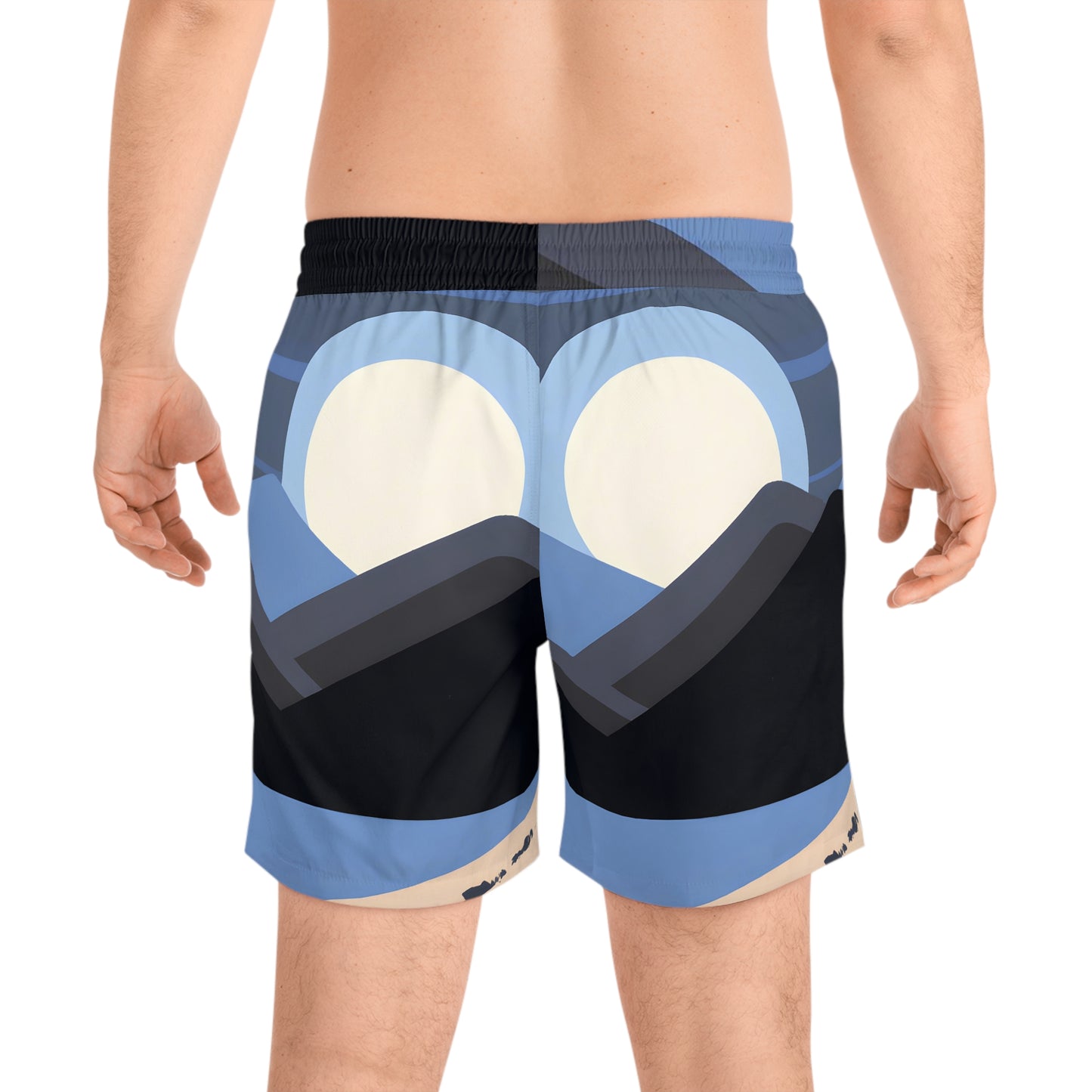 Gestura Ruby - Men's Mid-Length Swim Shorts