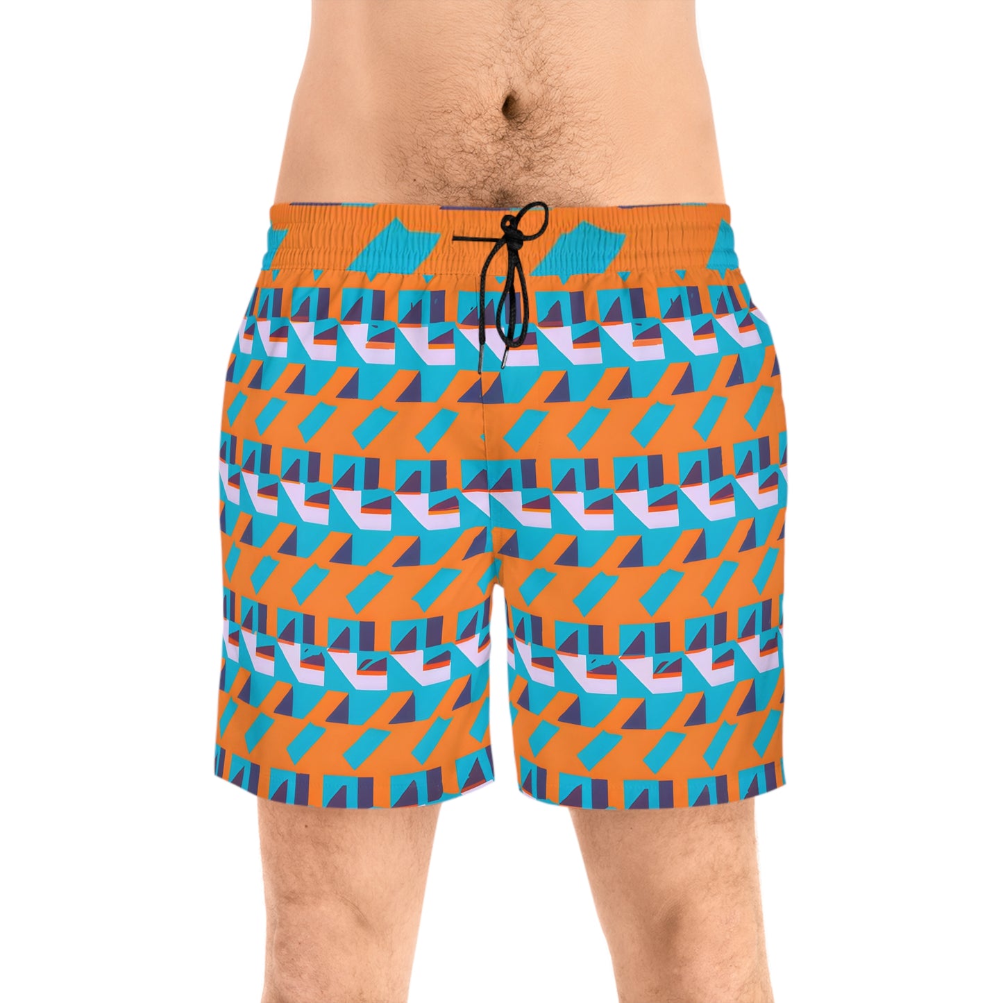 Metriqué Nellie - Men's Mid-Length Swim Shorts