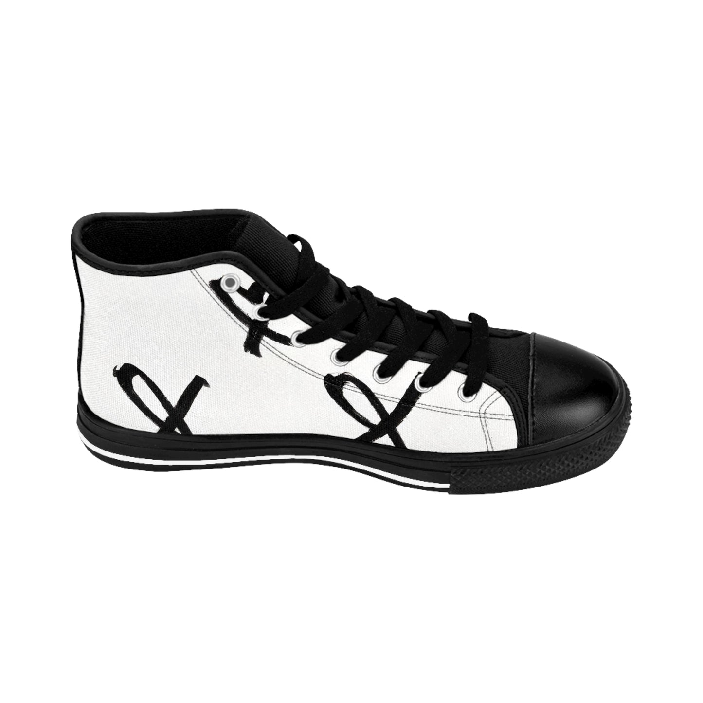 Cion Evelyn - Women's Classic HIgh-Top Sneakers