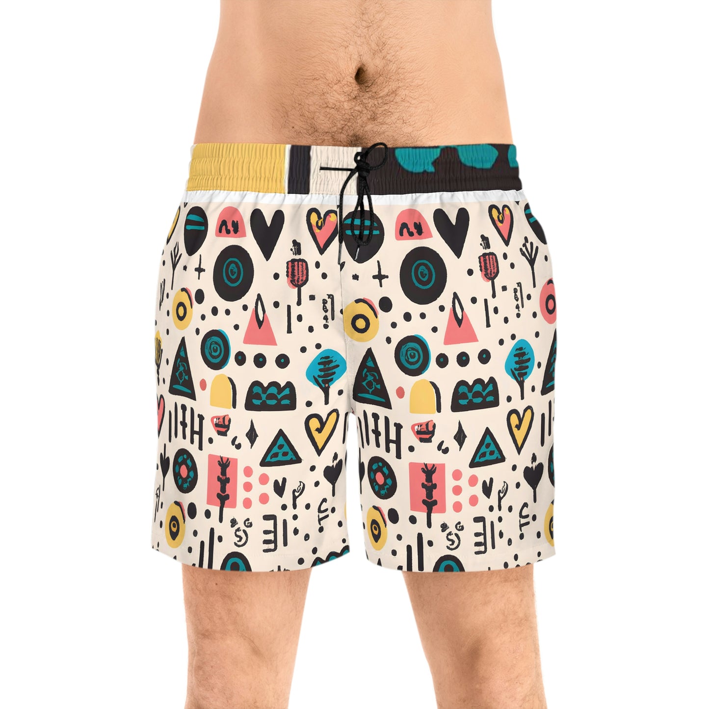 Gestura Gertrude - Men's Mid-Length Swim Shorts