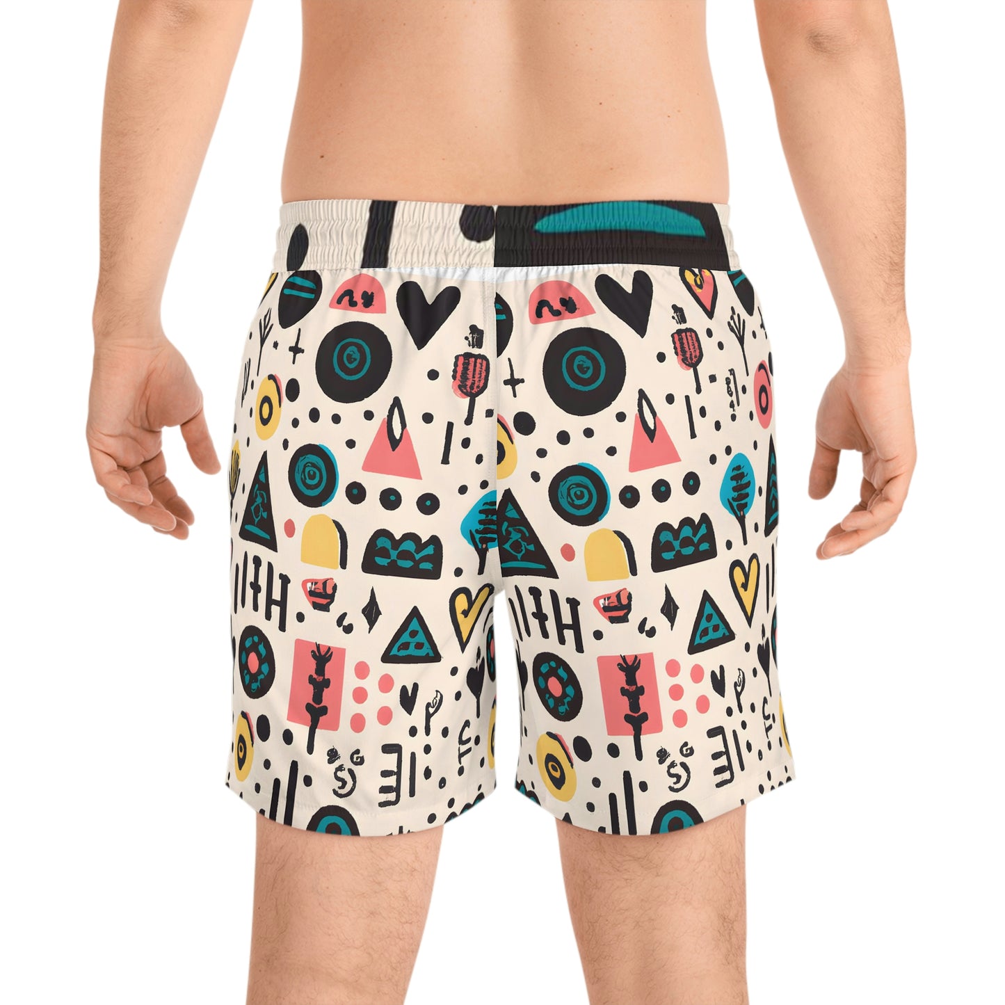 Gestura Gertrude - Men's Mid-Length Swim Shorts