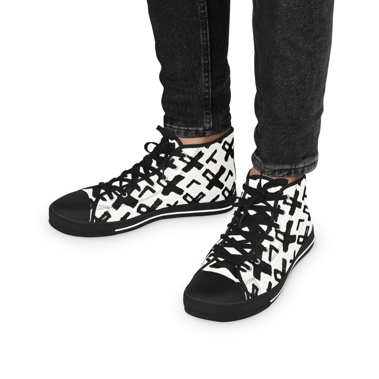 Cion Ethelbert - Men's High-Top Sneakers