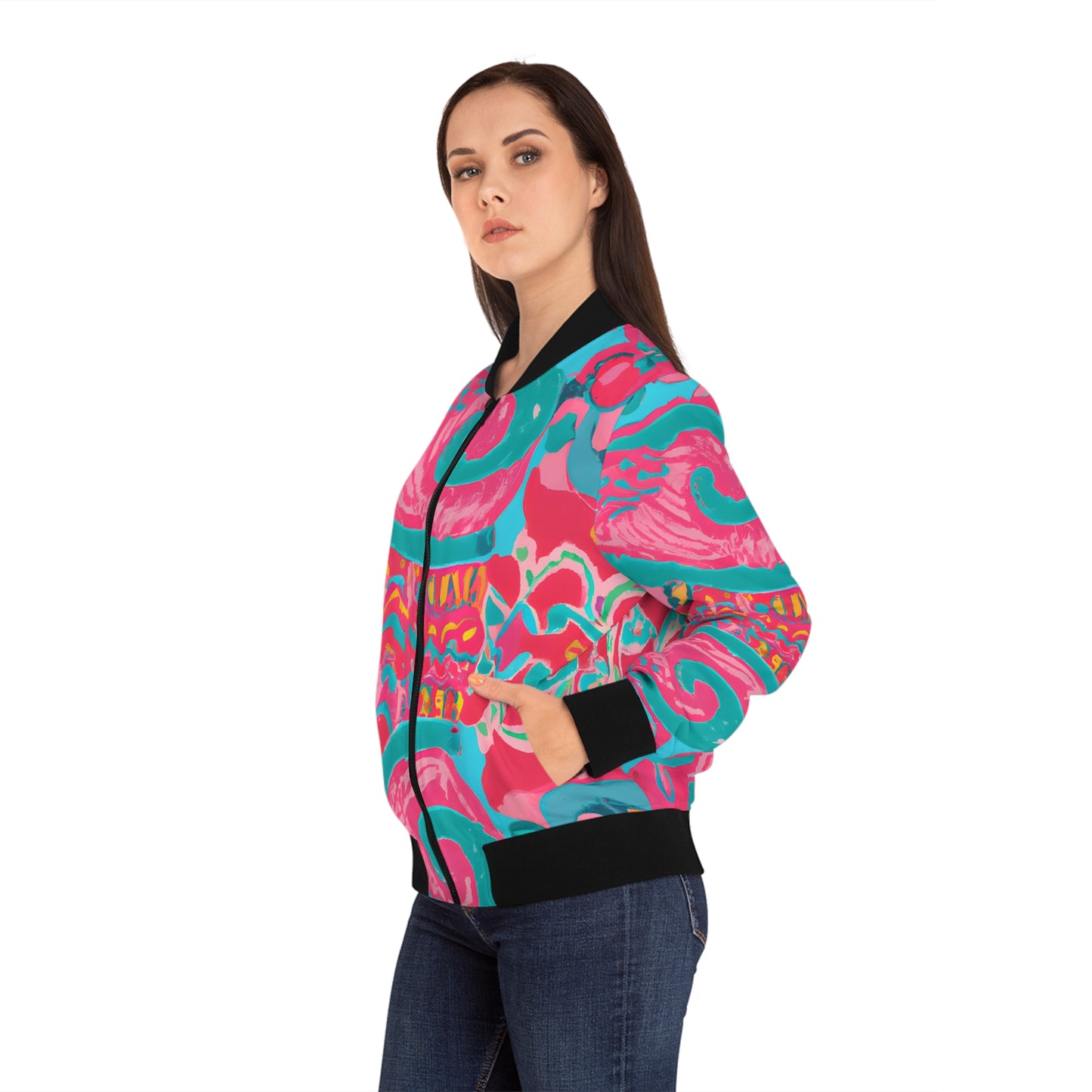 Gestura Fredericka - Women's Bomber Jacket
