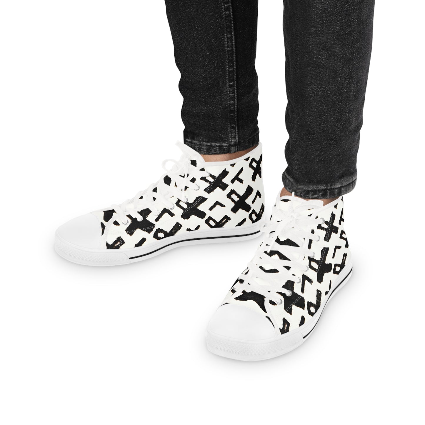 Cion Ethelbert - Men's High-Top Sneakers