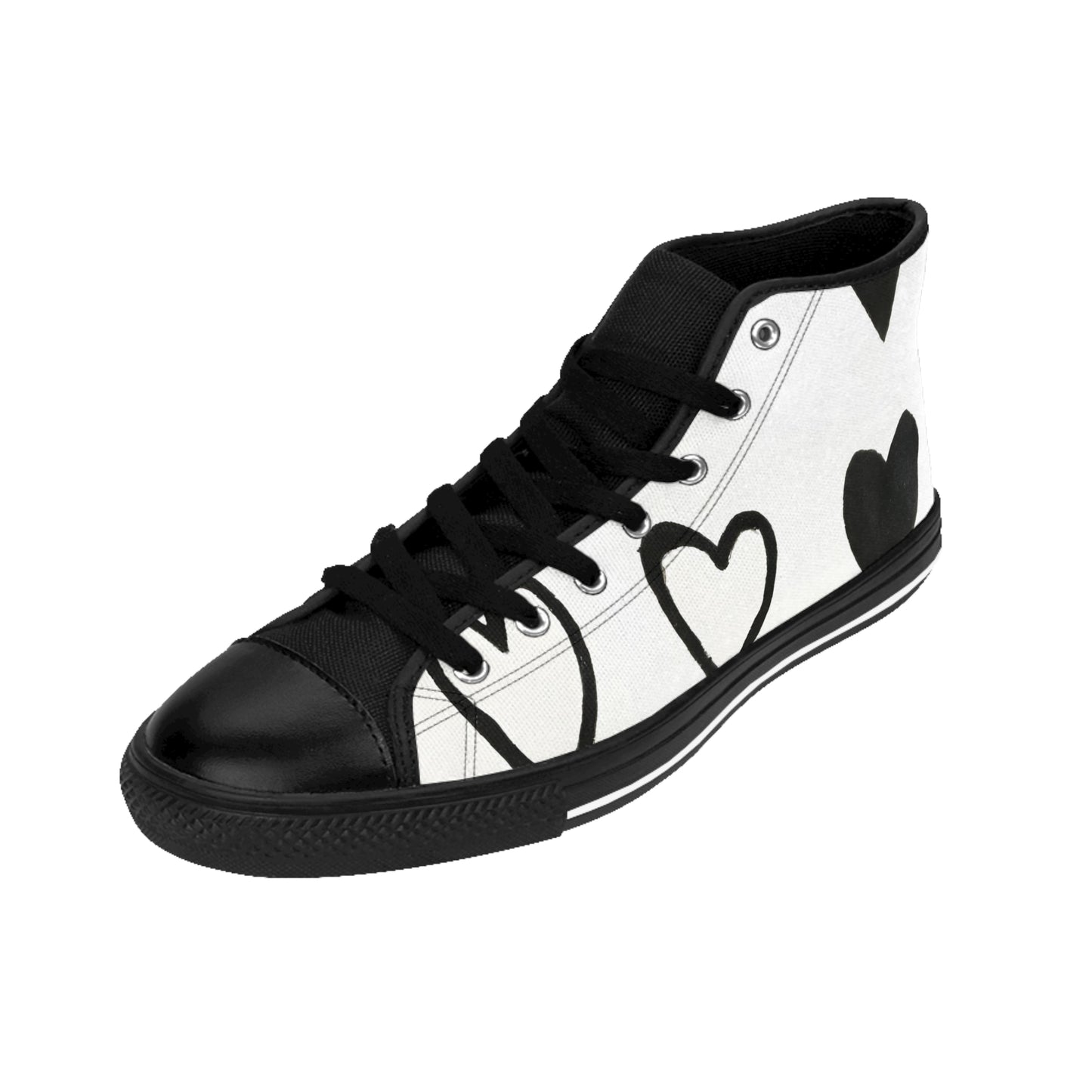 Cion Irene - Women's Classic HIgh-Top Sneakers