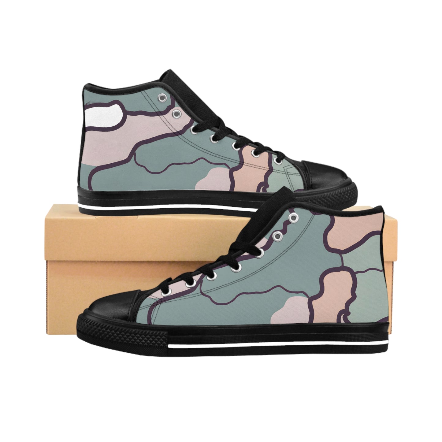 Mitri Charlotte - Women's Classic HIgh-Top Sneakers