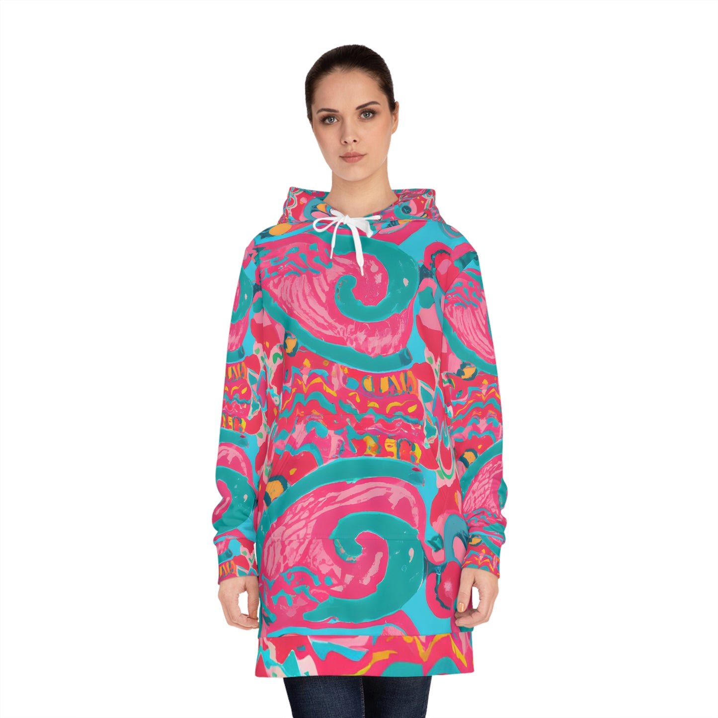 Gestura Fredericka - Women's Hoodie Dress