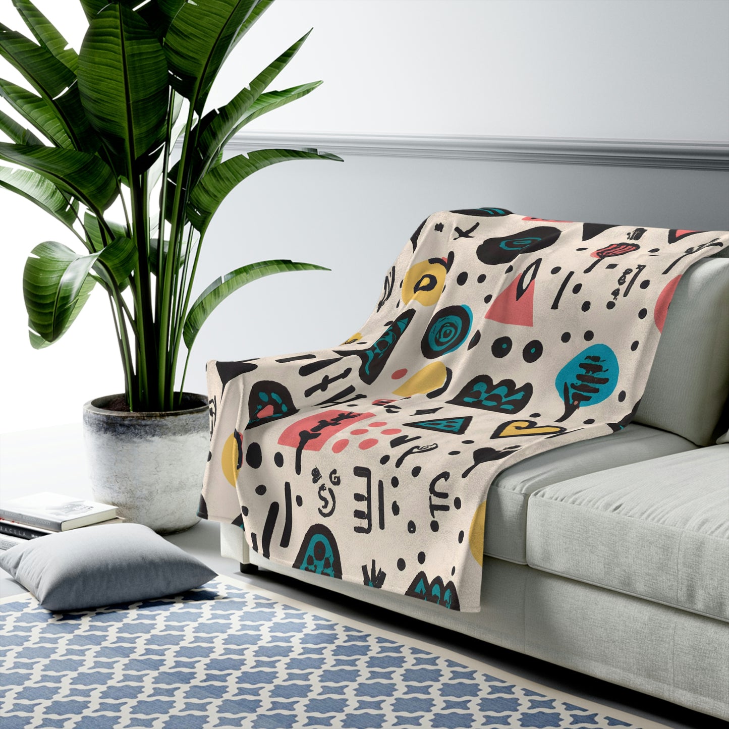 Gestura Gertrude - Velveteen Plush Art Blanket