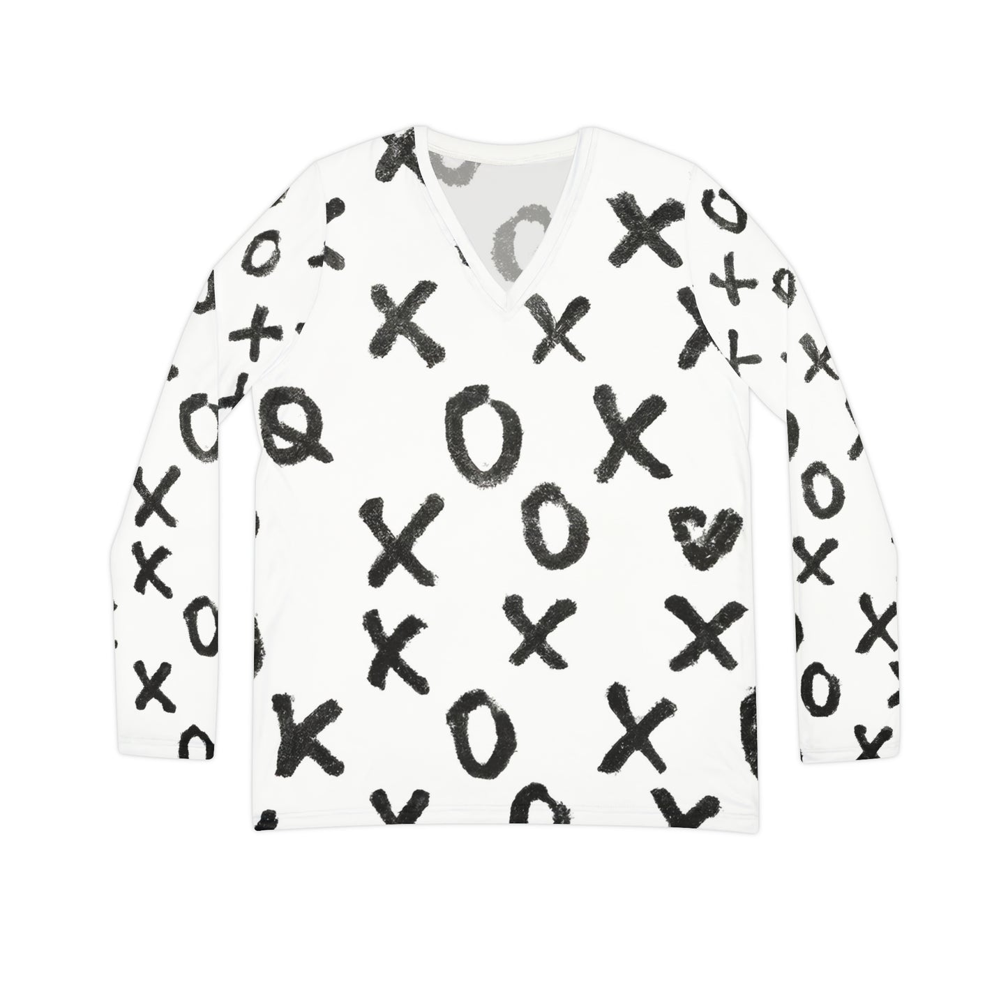 Cion Walterine - Women's Long-Sleeve V-neck Shirt