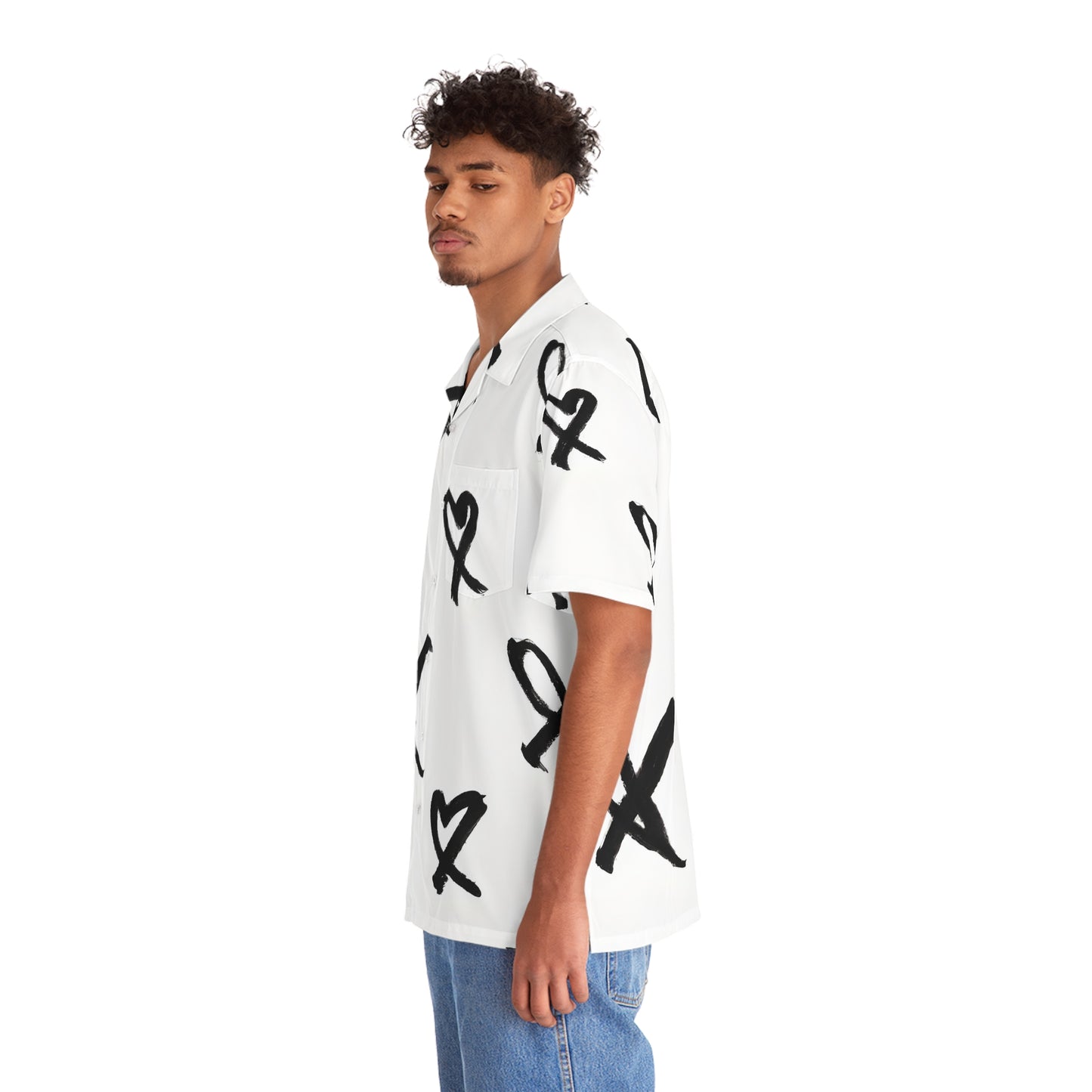 Cion Evelyn - Men's Button-Down Short-Sleeve