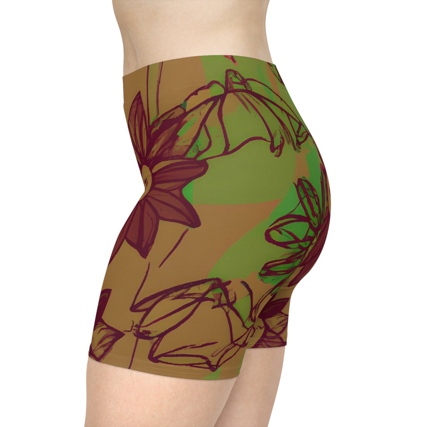 Planda Larry - Women's Biker Shorts