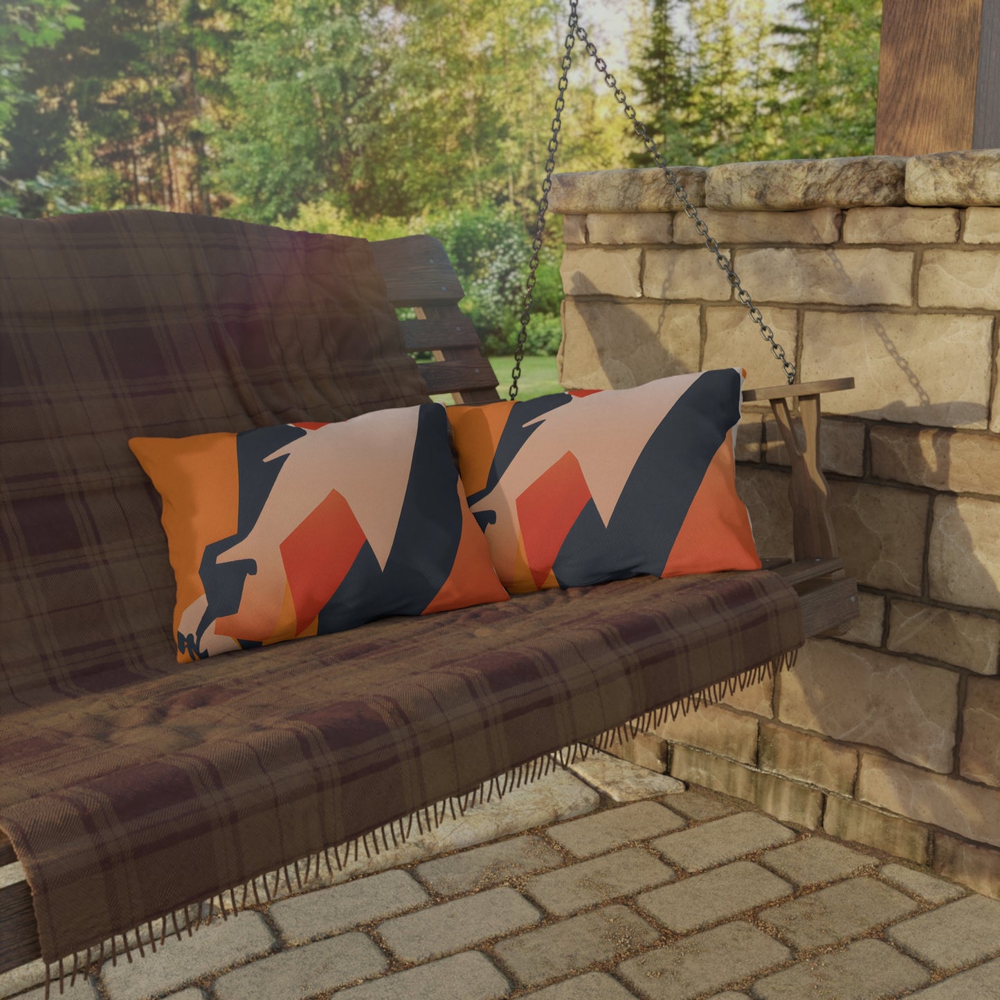 Gestura Ivy - Outdoor Art Pillow