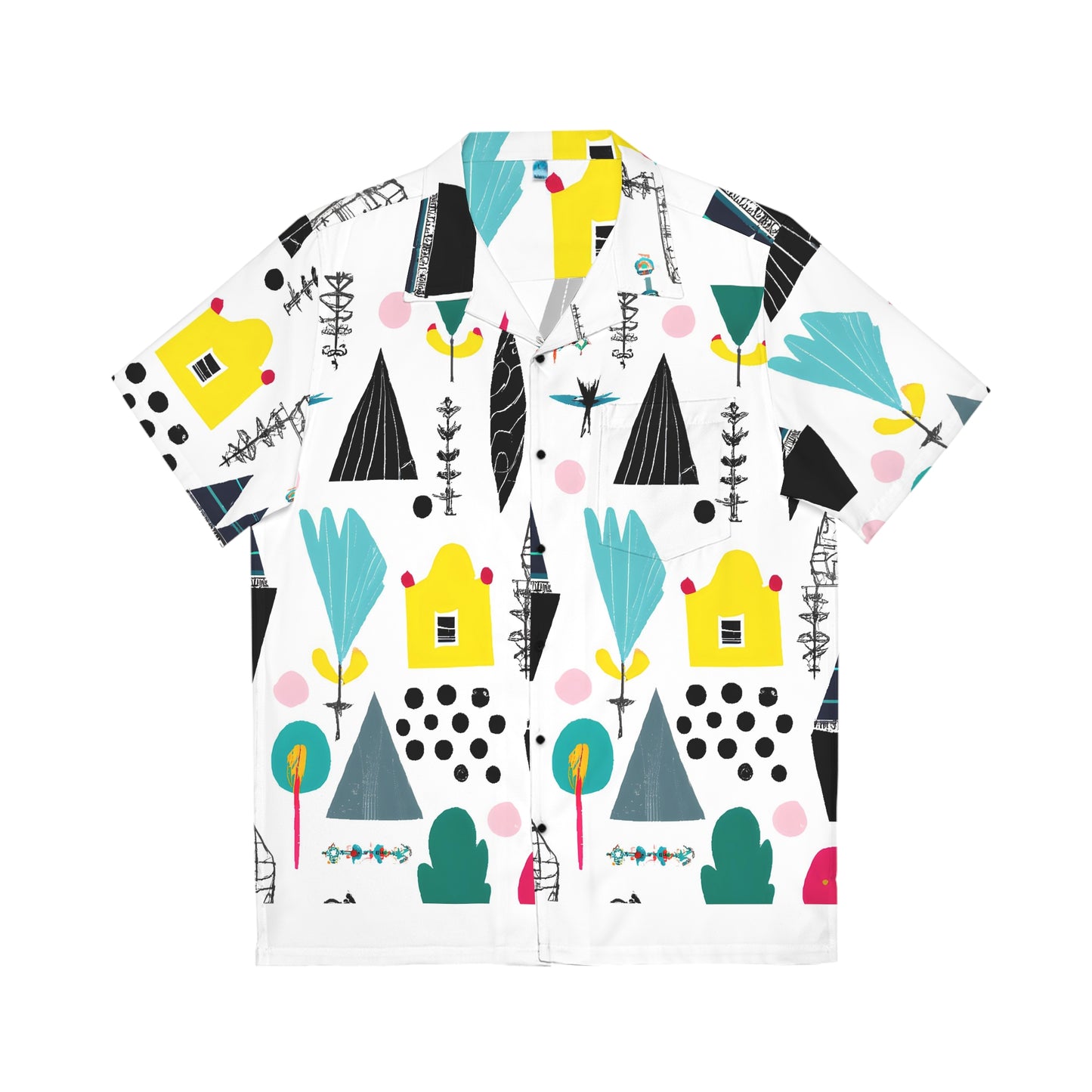 Gestura Loretta - Men's Button-Down Short-Sleeve
